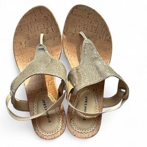 St. John's sandals sparkly! New size 7.5 women's summer vacation